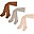 Pacco 3 Calze a Coste - Sun Leather Milk - Cotone Bio Pacco 3 Calze a Coste - Sun Leather Milk - Cotone Bio