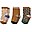 Calzini Silas - Leo - Multi Mix - Pacco da 3 Paia - Cotone Elasticizzato