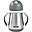 Tazza Termica con Cannuccia in Acciaio Inossidabile - 250 ml - Mineral Grey - Per Imparare a Bere da Soli
