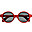 Occhiali da Sole Joy 9 - 24 Mesi con Cinturino - 100% Protezione Raggi UV - Rosso Occhiali da Sole Joy 9 - 24 Mesi con Cinturino - 100% Protezione Raggi UV - Rosso