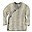 Cardigan Mélange - Grigio Naturale -100% Lana Merino Bio Certificata GOTS