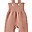 Salopette in Maglia - Rosé - 100% Lana Merino Bio Certificata GOTS Salopette in Maglia - Rosé - 100% Lana Merino Bio Certificata GOTS