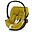 Seggiolino Auto per Neonati Cloud Z2 i-Size Plus - Mustard Yellow - Reclinabile con Rotazione 180°