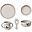 Set Stoviglie Vivi - Drago - Sabbia Scuro - 100% Silicone Set Stoviglie Vivi - Drago - Sabbia Scuro - 100% Silicone