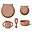 Set Stoviglie Vivi - Gattino - Dark Rose - 100% Silicone Set Stoviglie Vivi - Gattino - Dark Rose - 100% Silicone