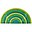 Tunnel Arcobaleno - 12 pezzi - Grande - 38 cm - Meadow Green Tunnel Arcobaleno - 12 pezzi - Grande - 38 cm - Meadow Green