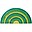 Tunnel Arcobaleno - 12 pezzi - Grande - 38 cm - Forest Green Tunnel Arcobaleno - 12 pezzi - Grande - 38 cm - Forest Green