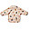 Bavaglio Impermeabile con Maniche e Tasca Merle - Miauw e Apple Blossom mix - 100% Materiale Riciclato