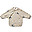 Bavaglio Impermeabile con Maniche e Tasca Merle - Little Dragon e Dark Sandy mix - 100% Materiale Riciclato