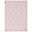 Tappeto Lavabile Hippy - Zig Zag Rosa Pastello - 100% Cotone (120cm x 160cm)