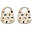 Set da 2 Bavagli Impermeabili con Tasca Tilda - Gatto - Apple Blossom Mix - Silicone