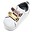 Scarpina Step-Up Grass Court Switch - Bianco - Strap Oro e Rosegold Intercambiabili