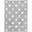 Tappeto Lavabile Stelle Tricolore - Grigio/Azzurro, 100% Cotone (120cm x 160cm)