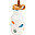 Borraccia in Metallo 350 ml - Sea Friend - Beige - con Cannuccia a Scomparsa! Borraccia in Metallo 350 ml - Sea Friend - Beige - con Cannuccia a Scomparsa!