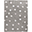 Tappeto Lavabile a Pois 3 colori, Grigio/Rosa - 100% Cotone (120cm x 160cm)