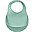Bavaglino Impermeabile con Tasca Raccogli Cibo - Silicone - Verde Salvia