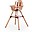 Evolu 2 Chair Seggiolone Evolutivo e Convertibile - Naturale/Ruggine - da 6 mesi a 6 anni