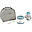 Set Borsa Porta Pranzo Termica 5L con Accessori - Azzurro