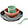 Set Completo per Pappa - 4 pezzi - Silicone - Minerale Set Completo per Pappa - 4 pezzi - Silicone - Minerale