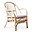 Panca in Rattan Montana Kid Naturale + Cuscino - 40 x 40 x 56 cm Panca in Rattan Montana Kid Naturale + Cuscino - 40 x 40 x 56 cm