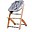 Seduta Newborn Nera + Cuscino Grigio - per Seggiolone Evosit e Lambda