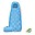 Sacco Coprigambe Snogga Mini 2 - Beach Blue/Turquoise - per Ovetto