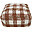 Pouf Scacchi - Bianco e Caramello - Cotone - Little Chefs Collection Pouf Scacchi - Bianco e Caramello - Cotone - Little Chefs Collection