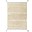 Tappeto Lavabile - Bloom Golden - Fantasy Garden - Naturale e Oro - Cotone - (90x130 cm) Tappeto Lavabile - Bloom Golden - Fantasy Garden - Naturale e Oro - Cotone - (90x130 cm)