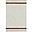 Tappeto - Panna e Caramello - Cotone Organico - Little Chefs Collection - 90 x 130 cm