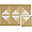 Tappeto Gioco - Collezione Kyte - Sandstone/Beige - 60x60 cm - Include 6 Riquadri!