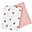 Set di 2 Copertine Swaddle 100 x 100 cm - Strawberries/Pink - 100% mussola di cotone Set di 2 Copertine Swaddle 100 x 100 cm - Strawberries/Pink - 100% mussola di cotone