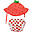 Set Baby Costumino Contenitivo + Cappellino - Fragola - UPF 50+