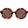 Occhiali da Sole Original Round - Totally Tortoise - Lenti Ambra - 100% Protezione UVA e UVB