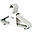 Set 15 Appendiabiti Bambini in Paglia di Grano - Grigio - Design Slim Set 15 Appendiabiti Bambini in Paglia di Grano - Grigio - Design Slim