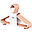 Set 15 Appendiabiti Bambini in Paglia di Grano - Rosa - Design Slim Set 15 Appendiabiti Bambini in Paglia di Grano - Rosa - Design Slim