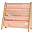 Libreria Frontale Montessoriana - Argilla - Poliestere Riciclato - 61x63 x25,4 cm