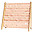 Libreria Frontale Montessoriana - Terrazzo Argilla - Poliestere Riciclato - 61x63 x25,4 cm