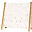 Libreria Frontale Montessoriana - Terrazzo Crema - Poliestere Riciclato - 61x63 x25,4 cm