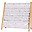 Libreria Frontale Montessoriana - Terrazzo Grigio Chiaro - Poliestere Riciclato - 61x63 x25,4 cm