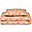 Set Copri Piumone Carl - 200 x 140 cm - Papaya - Pale Tuscany - 100% Cotone Organico