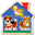 Puzzle con Manopoline Grandi - Animali Domestici - 3 Pezzi Puzzle con Manopoline Grandi - Animali Domestici - 3 Pezzi