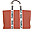 Family Bag Borsa Weekend - Terracotta - Collezione Signature - 55x18x40 cm Family Bag Borsa Weekend - Terracotta - Collezione Signature - 55x18x40 cm