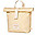 Bustina Portamerenda Riutilizzabile Sunshine 24x19x8 cm - Giallo - Cotone bio Bustina Portamerenda Riutilizzabile Sunshine 24x19x8 cm - Giallo - Cotone bio