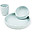 Set Pappa in Silicone Alimentare - Piatto Ciotola e Tazza - Confetti - Blu Set Pappa in Silicone Alimentare - Piatto Ciotola e Tazza - Confetti - Blu