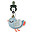Reggiciuccio Cozy Keeper Birdee - Azzurro - Cotone