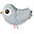 Birdee l'Uccellino - Il Morbidissimo Peluche - 46 x 32 x 13 cm - Azzurro Birdee l'Uccellino - Il Morbidissimo Peluche - 46 x 32 x 13 cm - Azzurro
