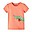 T-Shirt Coccodrillo - Corallo - Cotone Organico T-Shirt Coccodrillo - Corallo - Cotone Organico