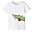 T-Shirt Coccodrillo - Bianco - Cotone Organico