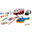 Mezzi di Soccorso in Legno da Assemblare e Dipingere - Include tre mezzi + colori + sticker! Mezzi di Soccorso in Legno da Assemblare e Dipingere - Include tre mezzi + colori + sticker!