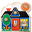 Puzzle con Manopoline Grandi - Prime Forme - 5 Pezzi Puzzle con Manopoline Grandi - Prime Forme - 5 Pezzi